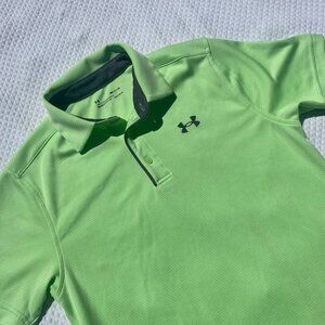 NWT Mens Small Under Armour Tech UA Golf Polo Shirt Performance SS Loose Fit $39